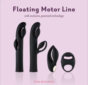 Enjoy The Silence! ONE Toy Pure Romance The Floating Motor Line Vibrator Sex Toy - Picture 1 of 6