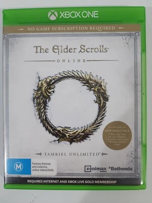 The Elder Scrolls Online Tamriel Unlimited - Xbox One - VGC - Tested - PAL  - Image 1 of 4