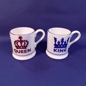 Tazas Emma Bridgewater King and Queen x 2 - Imagen 1 de 7