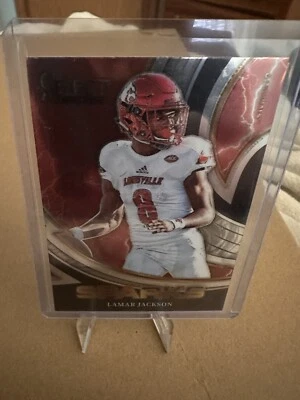 Lamar Jackson 2023 Select Draft Picks Select Stars Silver Prizm #SS-LJ - Image 1 of 2