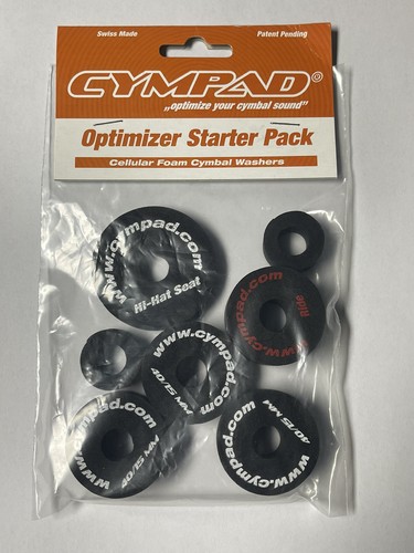 Cympad Optimizer Pack Débutant – Améliorez Le Son De Vos Cymbales ! (3x 40/15mm + 1x Hi-Hat + 1x Ride)