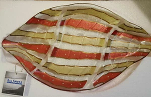 Shell Sectional Platter Big Shore Home Accents Demdaco Big Sky Carvers #B5170118 - Picture 1 of 3