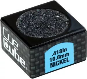 Cue Cube Níquel - Negro - Herramienta moldeadora de punta de señal - Hecho en los EE. UU. - Imagen 1 de 3