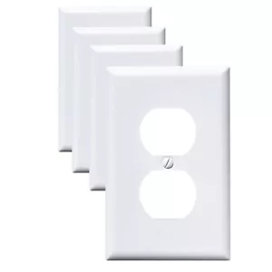 Metal Electrical Outlet Covers Light Switch Cover Wall Plates Mid Size Thicke... - Picture 1 of 6