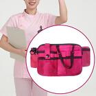 Nurse Fanny Pack Polyester Apron Hip Bag Multi Compartment