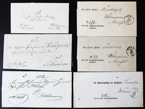 Latvia Stamps Unique Collection Lot of 75 Early Stampless Covers Cover
