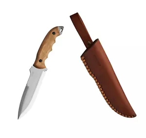 BPS Knives HK2 CSH Bushcraft Fixed Blade Knife, Leather Sheath - Picture 1 of 6