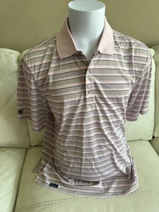 Cleveland Golf Polo Shirt Men Large Pink Short Sleeve Performance Golfer XL/TG - Picture 1 of 6