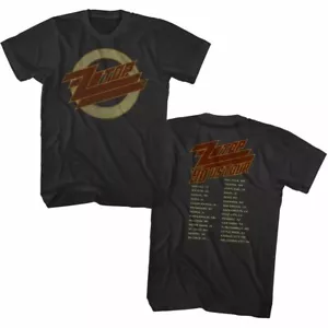 ZZ Top US Tour 1990 Men's T Shirt Vintage Logo Rock Band Album Concert Merch - Picture 1 of 4