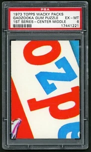 1973 Topps Wacky Packages Gadzooka Gum Puzzle / Checklist CM 1st Series PSA 6 - Bild 1 von 4