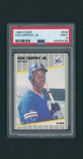 1989 Fleer Ken Griffey Jr ROOKIE CARD RC #548 PSA 9 SEATTLE MARINERS THE KID
