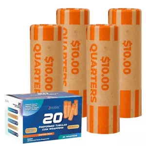 20 pezzi avvolgitori preformati quarto di monete - resistenti, codice colore ABA - Foto 1 di 7