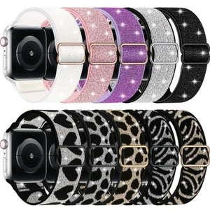 10 szt. Zestaw Elastyczny nylon Kompatybilny z Apple Watch Band Huawei Xiaomi Samsung - Zdjęcie 1 z 6