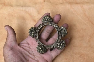 Vintage Metal Indian Traditional Trible Ethnic mythical Gypsy Girl Cuff Bracelet - Picture 1 of 8