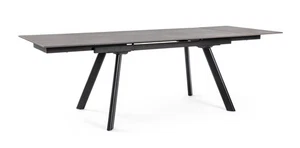 Mesa Extensible Bizzotto Jarkko 160 - 240 x 90 Cm Negra - Imagen 1 de 4