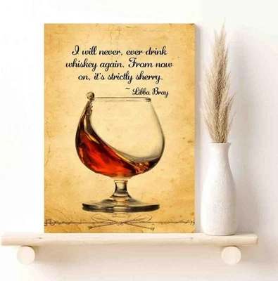 Pôsteres de bar, uísque 12 x 8 pôster emoldurado arte em tela estampas decoração de parede   - Imagem 1 de 4
