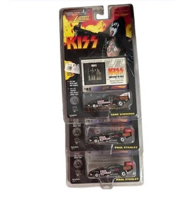 Johnny Lightning Kiss Lot 1 Gene Simmons 2 Paul Stanley Diecast SET Of 3 READ - Picture 1 of 24