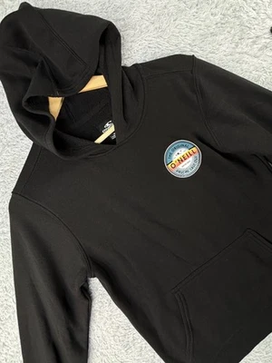 O'NEILL Pullover Negro Ajuste Estándar Sudadera con Capucha M Surf Santa Cruz Logo Vellón Foto 1 de 4