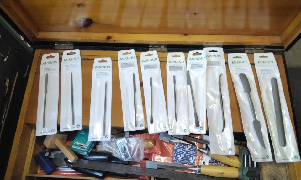 AURIOU RASP & NEEDLE FILES HAND MADE - image 1 of 1