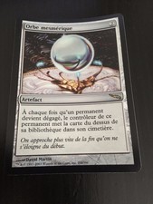 Mtg magic mirrodin mesmeric orb (French orb mesmerique) nm foil