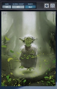 🔥DIGITAL🔥YODA Topps Star Wars Card Trader 2019 SEASONS OF THE GALAXY #10 - Zdjęcie 1 z 3