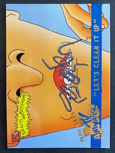 1995 Fleer Ultra MTV Animation Beavis and Butthead Card Let's Clean It Up #9 - Imagen 1 de 2