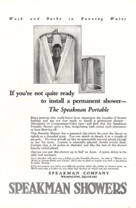 1922 Speakman Showers: Not Quite Ready to Install Vintage Print Ad - Picture 1 of 1