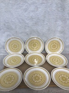 9 Cavalier Ironstone Yellow CASABLANCA 6.5” Bread Plates - Picture 1 of 8