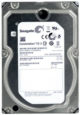 FESTPLATTE Seagate 3TB ST3000NM0033 128MB CACHE 7200U/min SATA III 3.5" Zoll - Bild 1 von 4