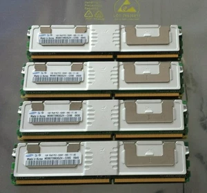 4GB (4x1GB) SAMSUNG 240 PIN Server RAM Memory 1RX8 PC2-5300F-555-11-A0 - Picture 1 of 2