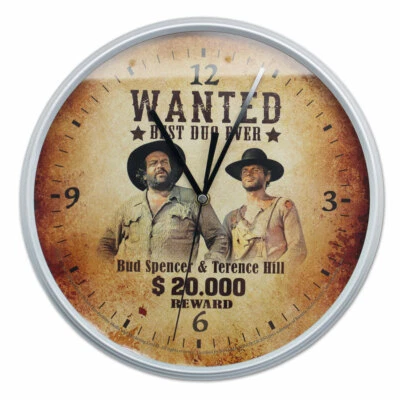 Bud Spencer und Terence Hill - Wanduhr Most Wanted - BEST DUO EVER WCT03