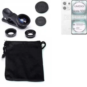 For UMIDIGI Note 100A camera lens set macro wideangle fisheye extension - Afbeelding 1 van 6