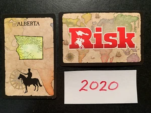 Risk 2020 ALBERTA TERRITORY CARD Game Replacement Card Hasbro - Picture 1 of 2