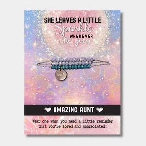 Geschenk für Tante - Tante Armband Set - Geschenk von Nichte - Geschenk von Neffe - Tante - Bild 1 von 11