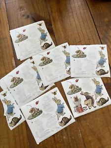 PETER RABBIT BEATRIX POTTER Sticker LOT, Peter & Friends Jumbo, 16 Sheets EUC - Picture 1 of 3