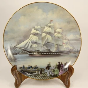 MARCOPOLO Great Clipper Ships Plate Collection 1981 Franklin Porcelain UHH&S - Picture 1 of 11