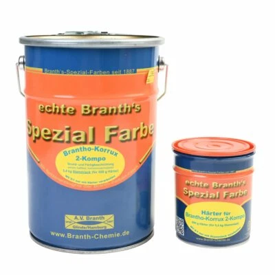 Brantho-Korrux "2-Kompo" 6 kg Korrosionsschutz Grund- und Deckenbeschichtung - Bild 1 von 4