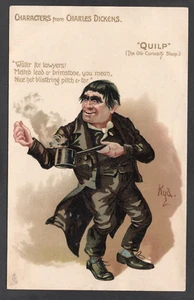 Postcard Literary artist Kyd the Characters from Charles Dickens Quilp - Picture 1 of 2