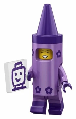 LEGO Crayon Girl The LEGO Movie 2 Series Minifigure 71023 CMF - Image 1 of 2
