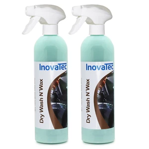 Dry Wash N´Wax 2 x 0,5l Wasserlose Reinigung Waterless Sprühwachs InovaTec - Bild 1 von 2