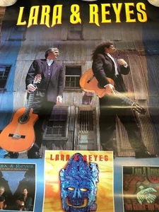 PÓSTER LARA Y REYES MÚSICA OCTAVA SUPERIOR 12"" X 18"" DE COLECCIÓN TEJANO - Imagen 1 de 2