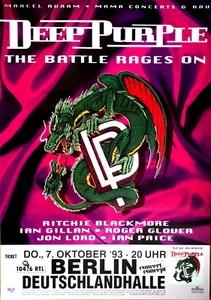DEEP PURPLE - BERLIN  1993 - orig. Concert Poster - Plakat - DIN A1 - xx - YYY - Bild 1 von 1