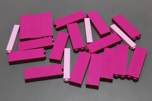 LEGO Pannelli Colonna Supporto da Parete 1x2x5 1x1x5 Rosa Rosa #4145 - Foto 1 di 1