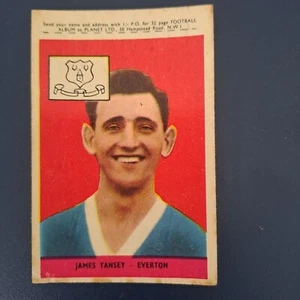 1958 A&BC footballers JAMES TANSEY EVERTON JIMMY TANSEY Left back - Picture 1 of 2