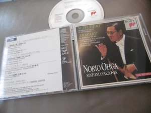 SCHUBERT UNFINISHED 8 MOZART SYPH 40 NORIO OGHA 20 BIT CD 90093 SONY JAPAN PROMO - Picture 1 of 1