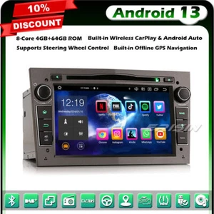 8-Core 4GB+64GB Android 14 GPS Autoradio Opel Zafira Astra Vectra Corsa Signum - Bild 1 von 21