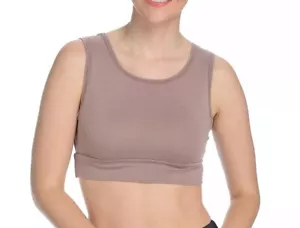 Media camiseta ligera cuello con bandas dobladillo en capas topo tanque talla 2X A466403 - Imagen 1 de 2