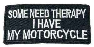 Patch Sew On Take Off Embroidered Clothing Hats Jackets Coat Sign Message A466 - Picture 1 of 3
