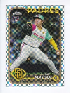 2024 Topps Chrome Update #USC187 YUKI MATSUI RC SD Padres X-FRACTOR Rookie - Bild 1 von 2