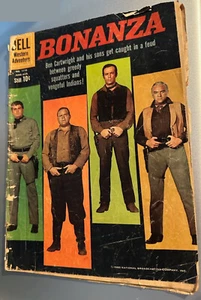 Bonanza (#1) Dell Western Adventure Comic #1110 June-Aug 1960 - Low Grade - Picture 1 of 2